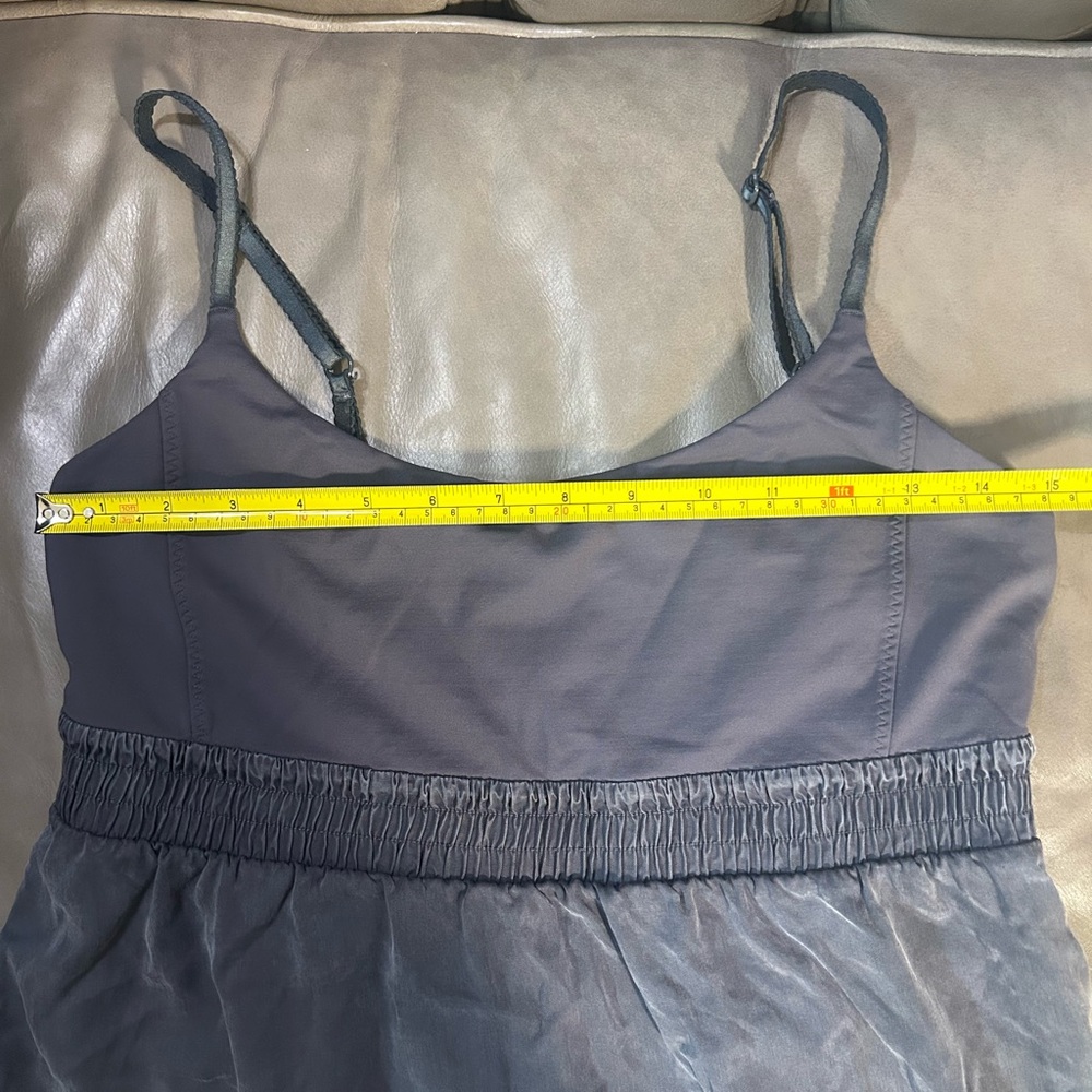 Lululemon babydoll black / grey soft sundress dress tank strap 10 - Picture 10 of 11